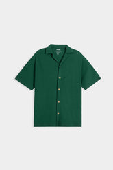 Cotton Pique Resort Collar Shirt - Sacramento